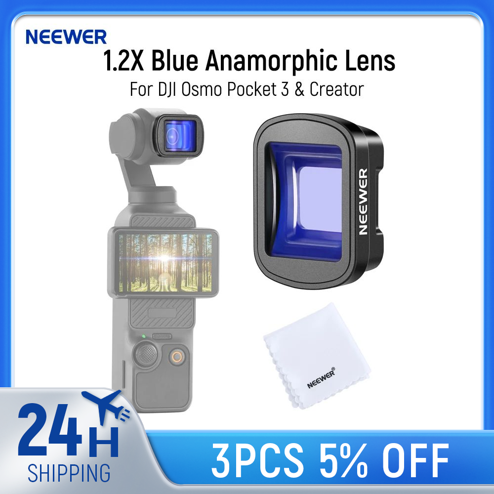 Photography Angles - NEEWER 1.2X Blue Anamorphic Lens For
