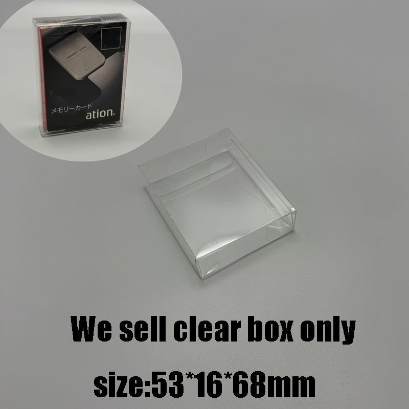 Memory Card Case - For PS1 Memory Card SCPH-1020 Transparent