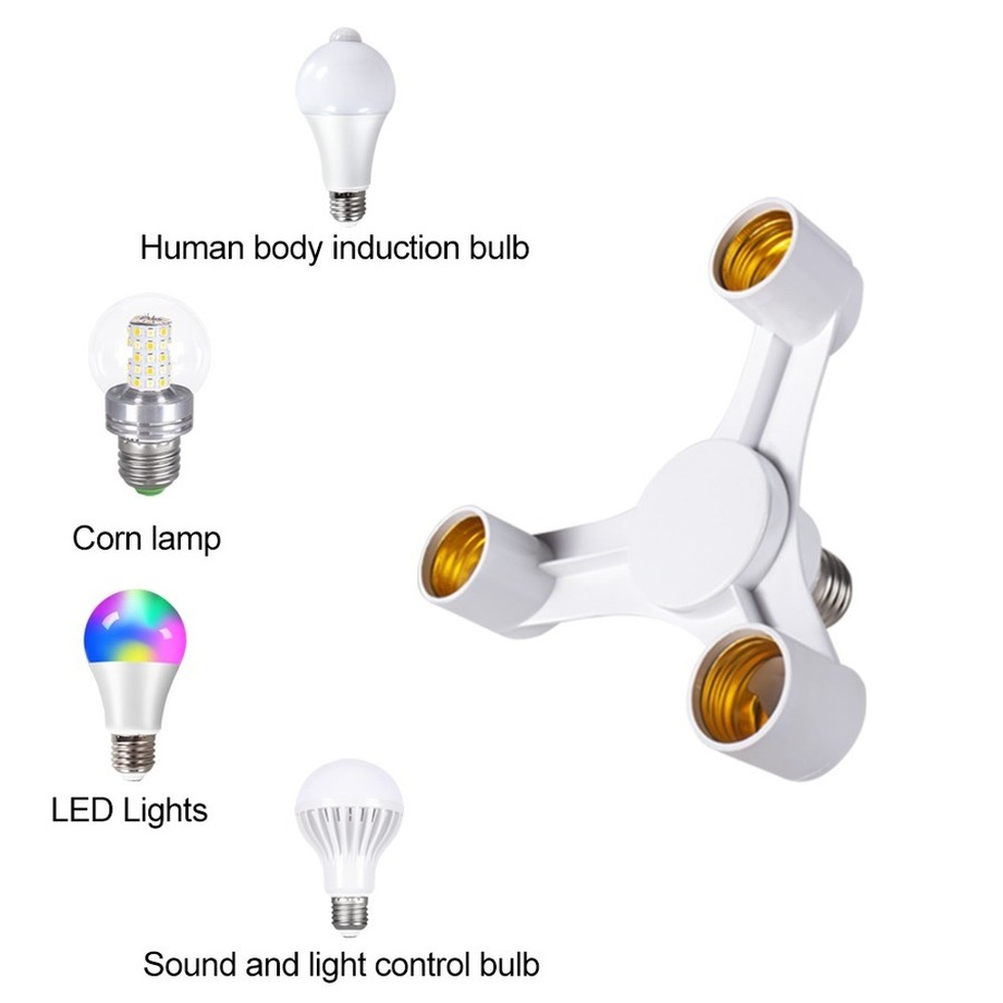 Bulbs Socket 3In1 E27 to E27 e – Photography Bulb recenzja i cena
