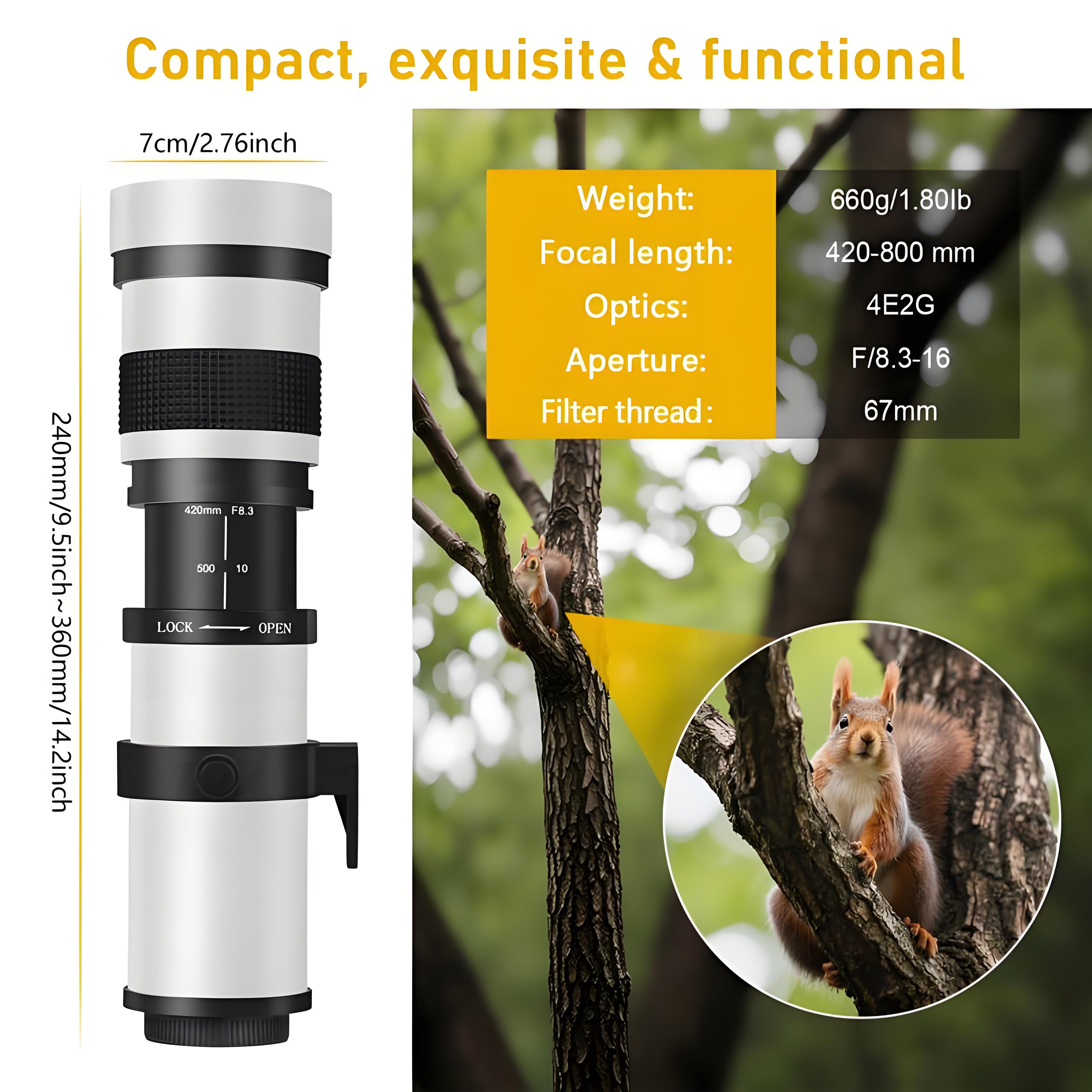 Super Telephoto Lens for Canon – Photography Ratio recenzja i cena