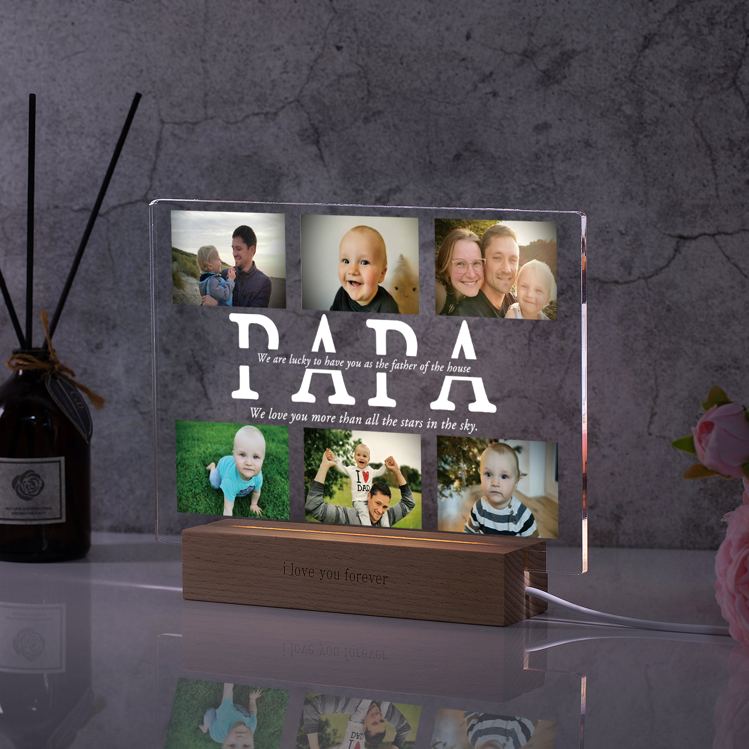 Personalized Custom Photo Text – Photography Bulb recenzja i cena