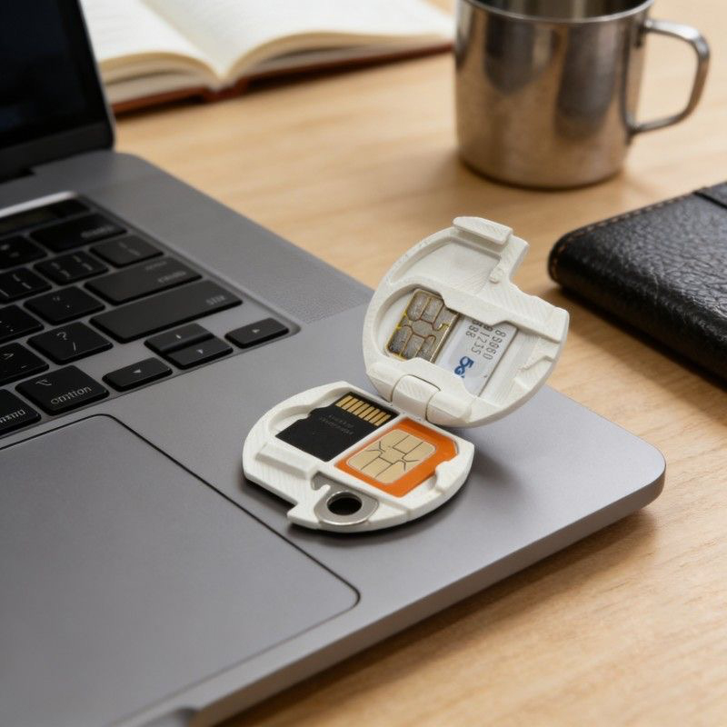 3D Printed SIM & TF Card Holde – Memory Card Case recenzja i cena
