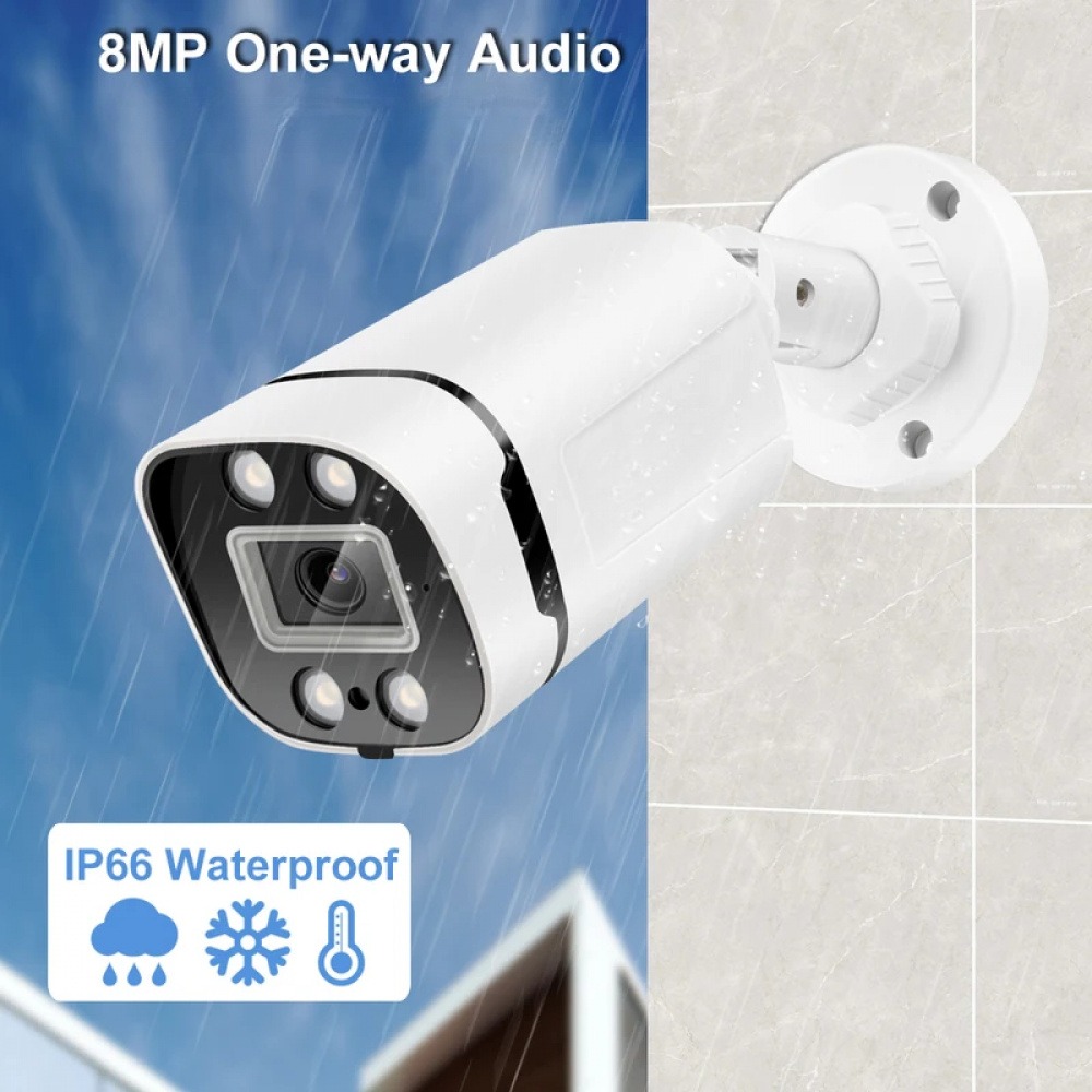 4K 8MP IP Camera Outdoor Audio – Photography Angles recenzja i cena