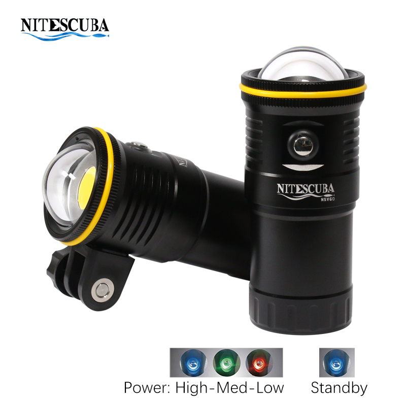 Nitescuba NSV60 LED Diving Vid – Photography Angles recenzja i cena