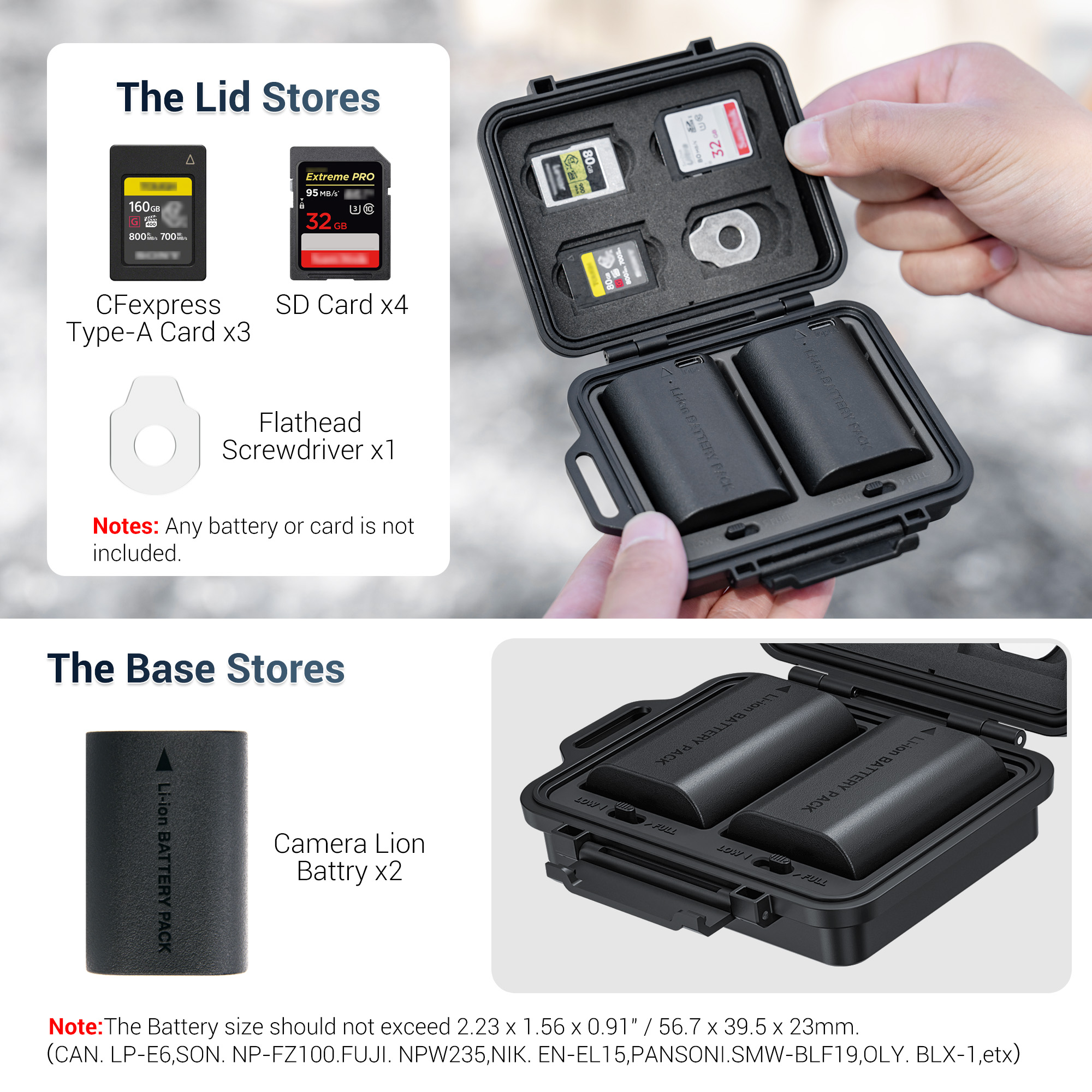 JJC Camera Battery Memory Card – Memory Card Case recenzja i cena