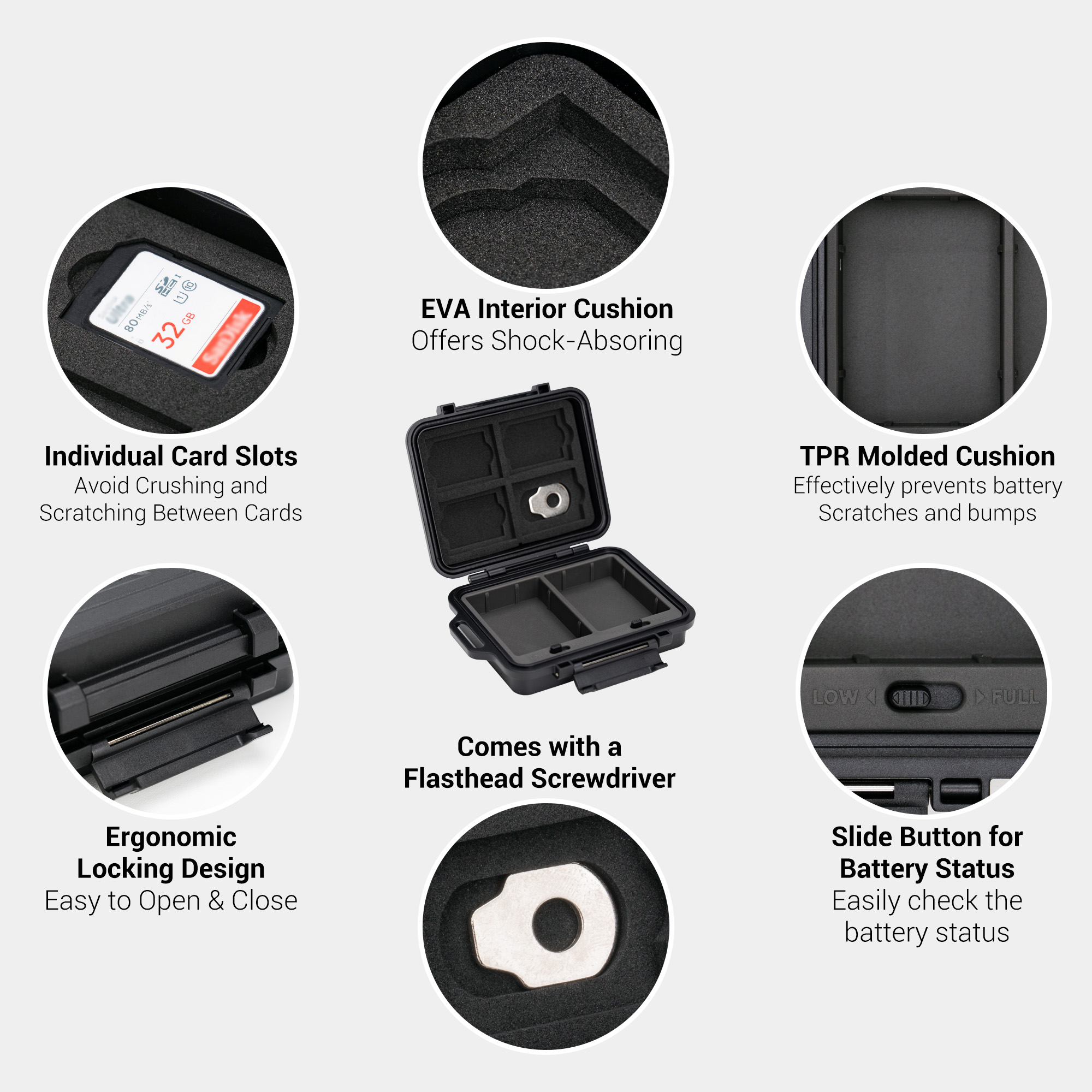 JJC Camera Battery Memory Card – Memory Card Case recenzja i cena