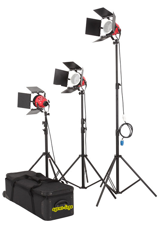 Kit 3* PRO 800w Red Head Conti – Photography Bulb recenzja i cena
