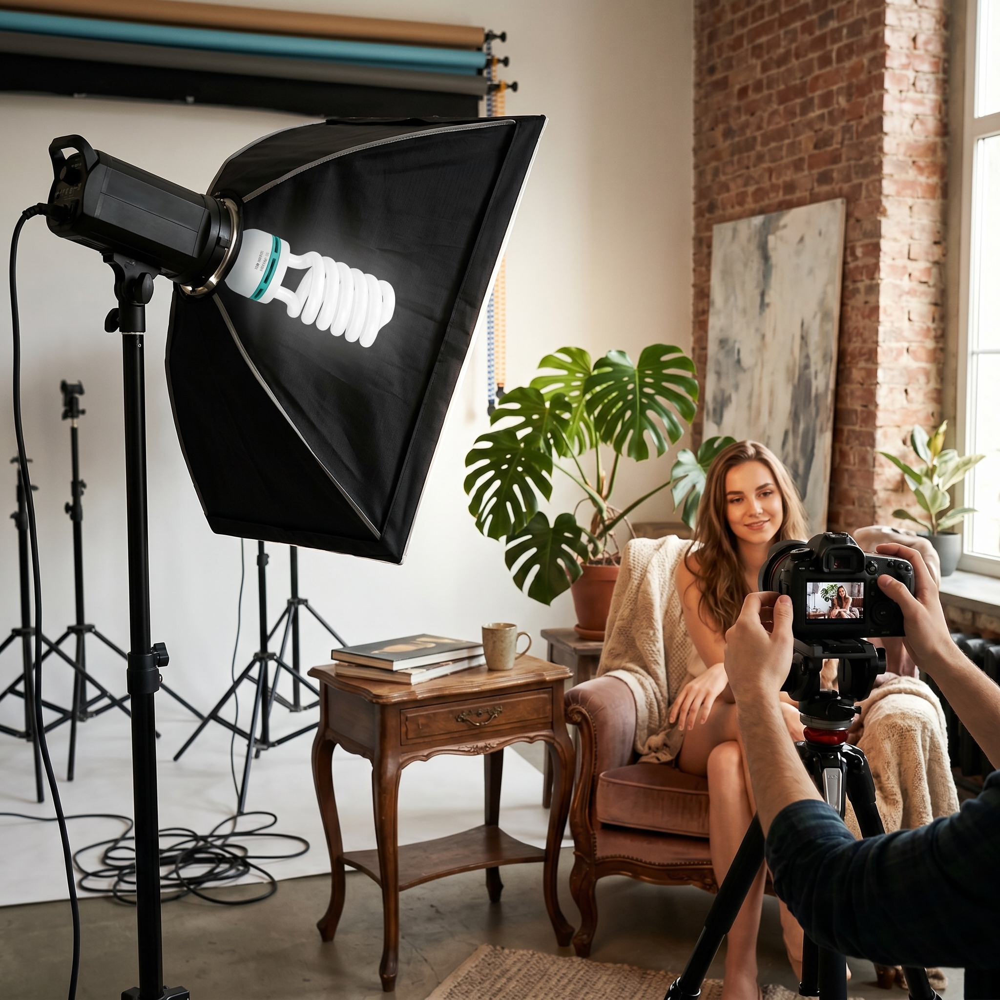 Andoer E27 135W Spiral Fluores – Photography Bulb recenzja i cena