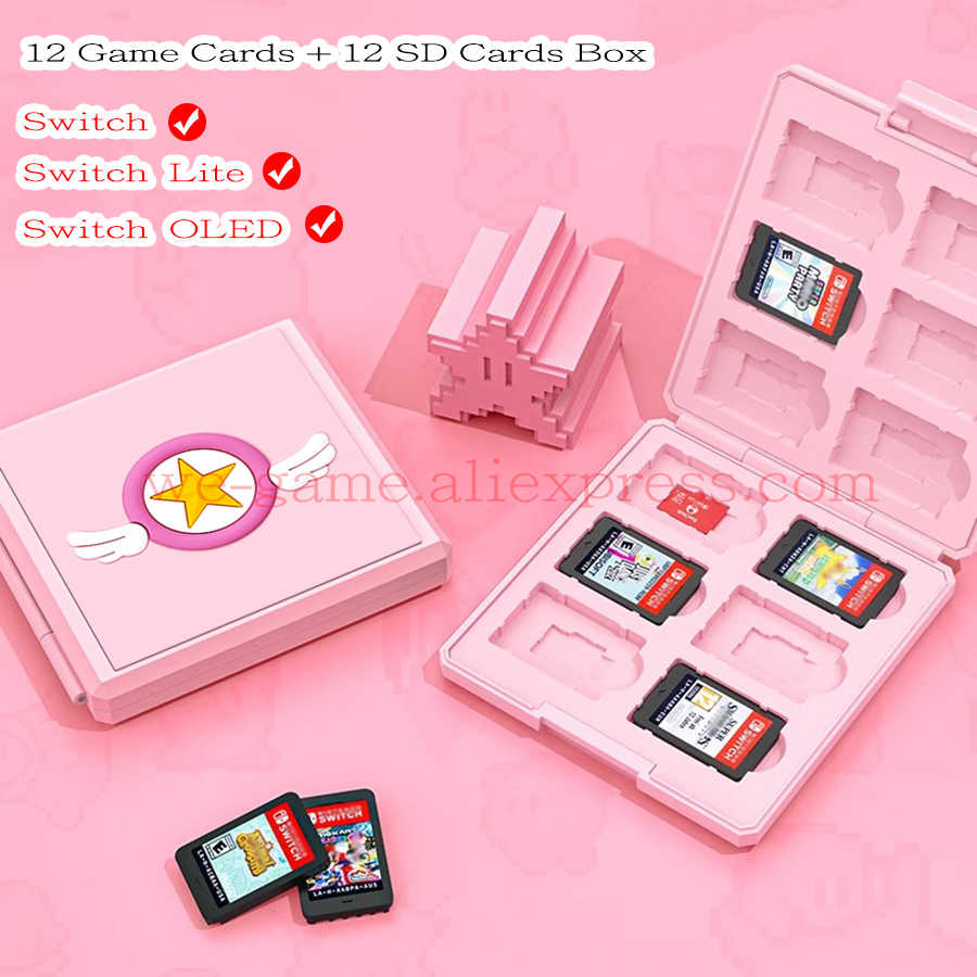 For Nintend Switch OLED 12 Gam – Memory Card Case recenzja i cena