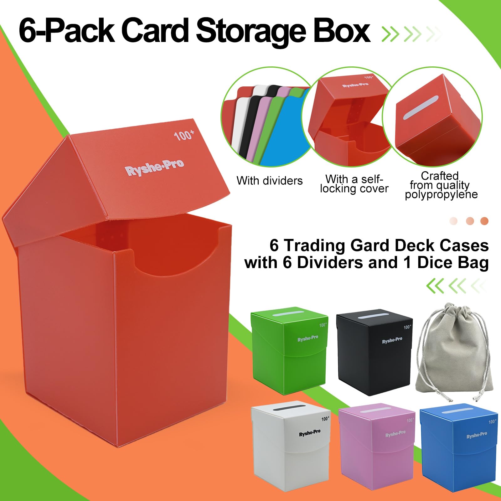 TCG Deck Box for 100+ Cards Co – Memory Card Case recenzja i cena