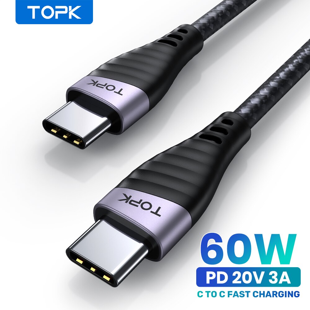 TOPK 60W USB C To Type C Cable – Photography Kit Xiaomi recenzja i cena