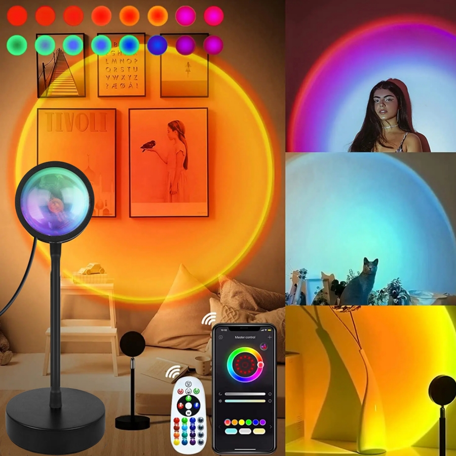 Smart Sunset Lamp Tuya LED Nig – Photography Bulb recenzja i cena