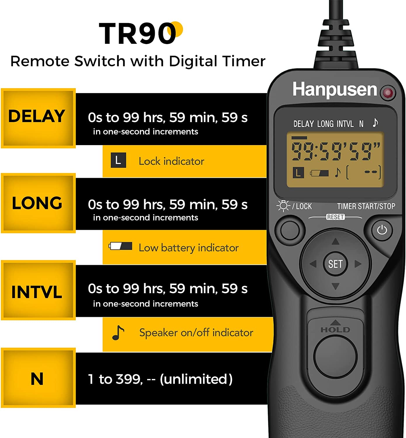 Hanpusen TR90 Camera Time Laps – Timelapse Controller recenzja i cena