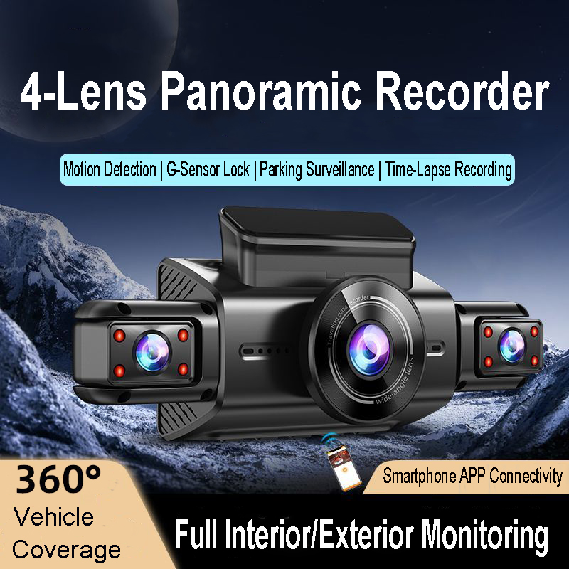 4K 4CH Hidden Car DVR with APP – Timelapse Controller recenzja i cena