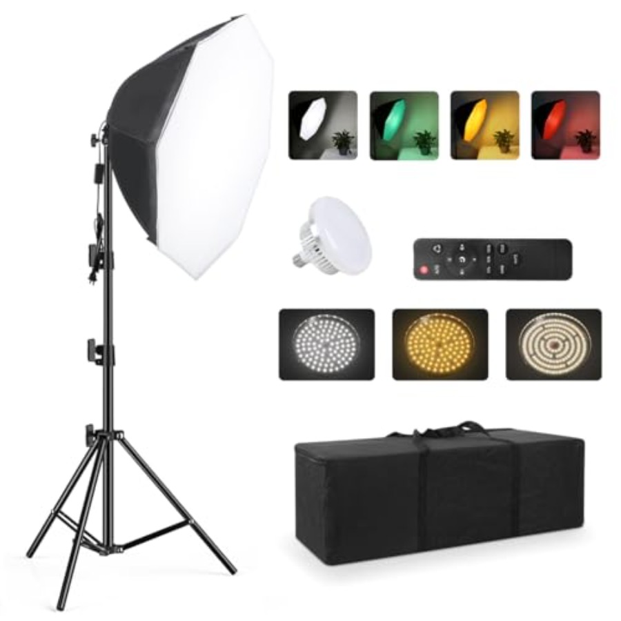 Continuous Lighting Kit for Ca – Photography Bulb recenzja i cena