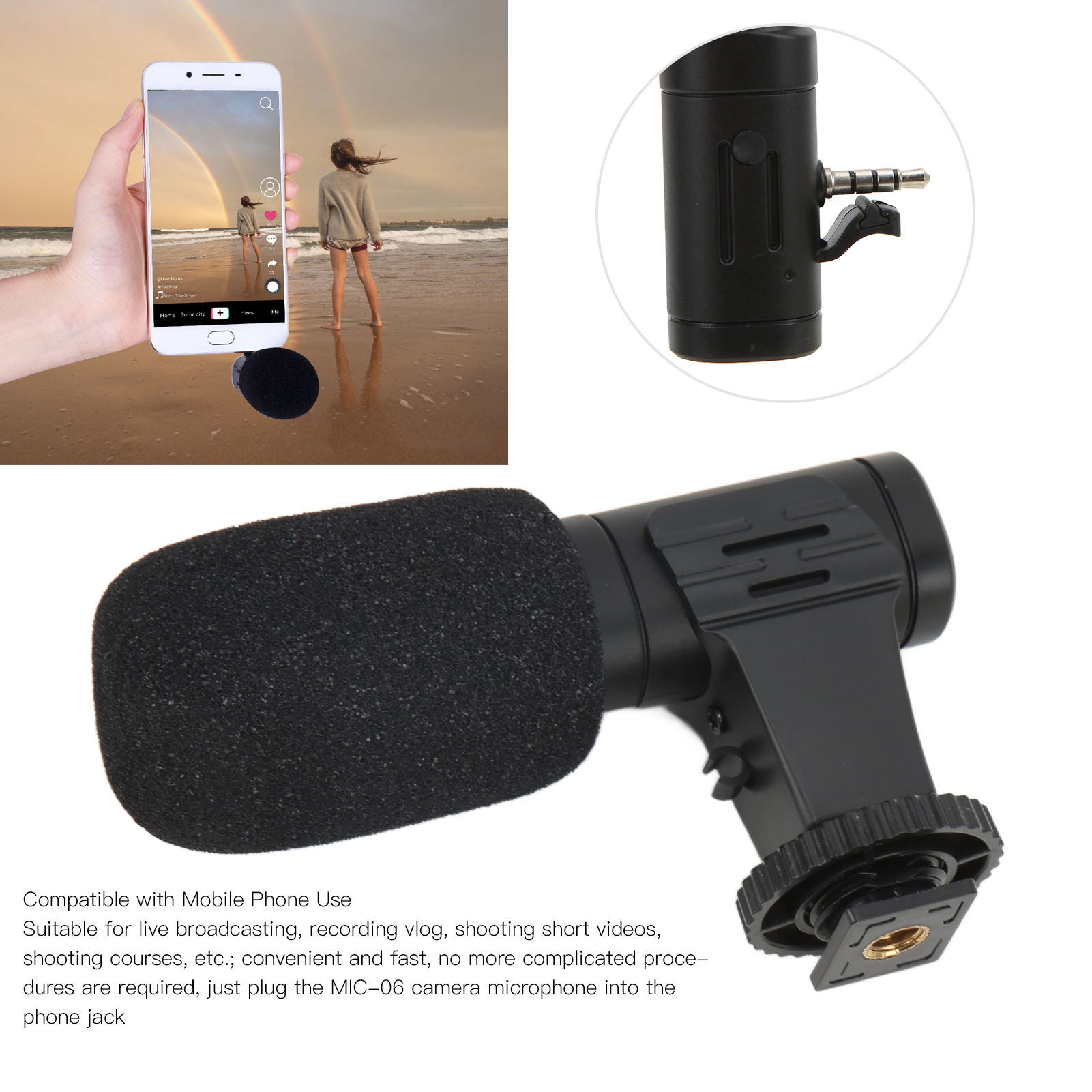 3.5mm Mini Microphone Video Re – Photography With Mobile recenzja i cena