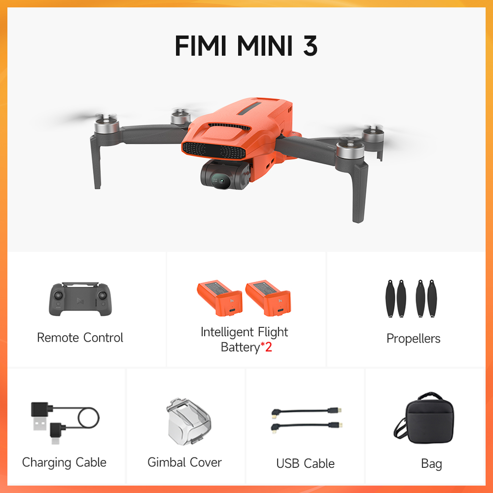 Newest FIMI MINI 3 Rescue Dron – Timelapse Controller recenzja i cena